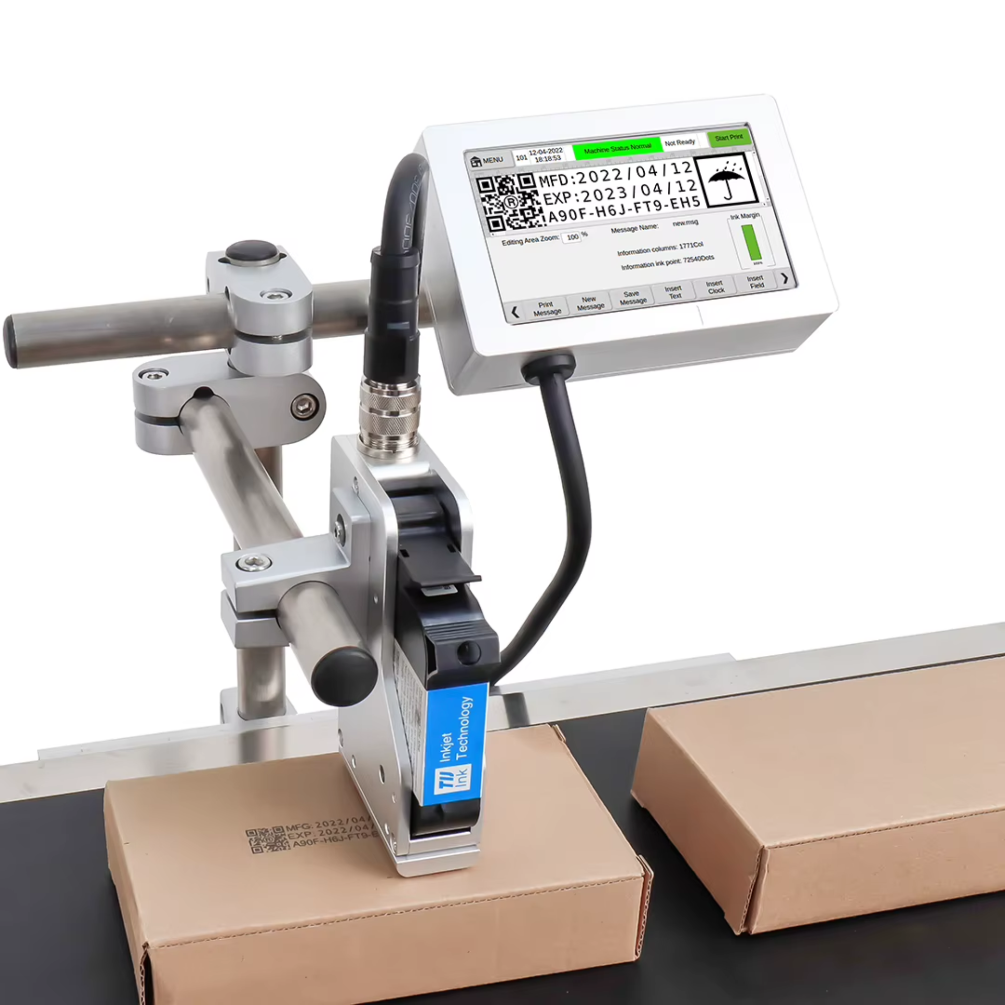 CODIFICADOR FECHADOR TIJ PARA FAJA CON CARTUCHO 12.7mm
